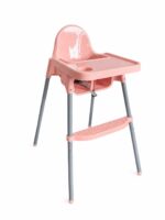 ⁦כסא אוכל  לתינוק דגם TWINY ורוד⁩ – תמונה ⁦3⁩